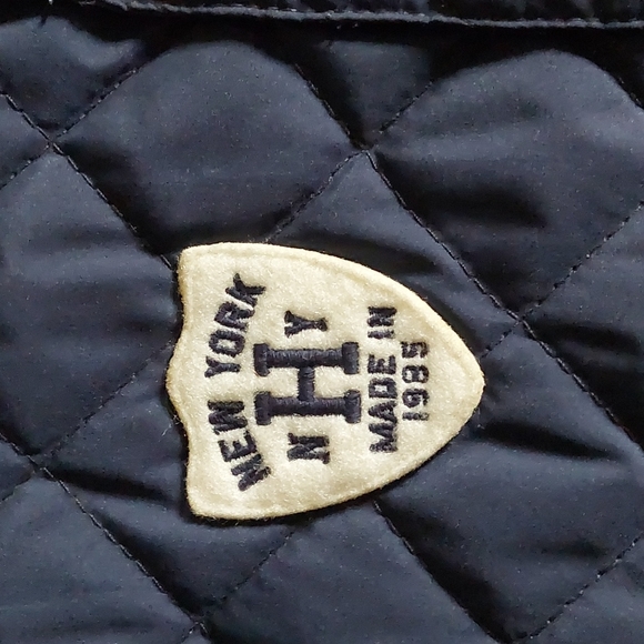 Tommy Hilfiger 12/14 quilted navy/orange vest - Picture 2 of 6